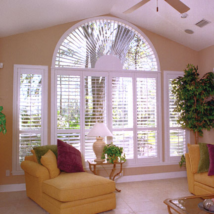 Half circle window shutter Fort Myers